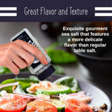 Le Marinier Celtic Salt Organic Fine Ground, 1 lb - 16oz. Mineral Rich 100% Natural and Unrefined. Refillable Salt Shaker. French Sea Salt with Vital