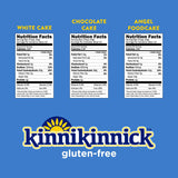 Kinnikinnick Cake Mix Variety Pack - Angel Food Cake, White Cake and Chocolate Cake Mixes- Gluten Free, Allergy Friendly Cake Mixes - 3 Pack, 1 of Each