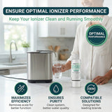 Think Crucial Water Ionizer Descaling Liquid - 40% Citric Acid, 15 Uses - Compatible with Enagic's Ionization Machines, K8, SD501, Leveluk - No