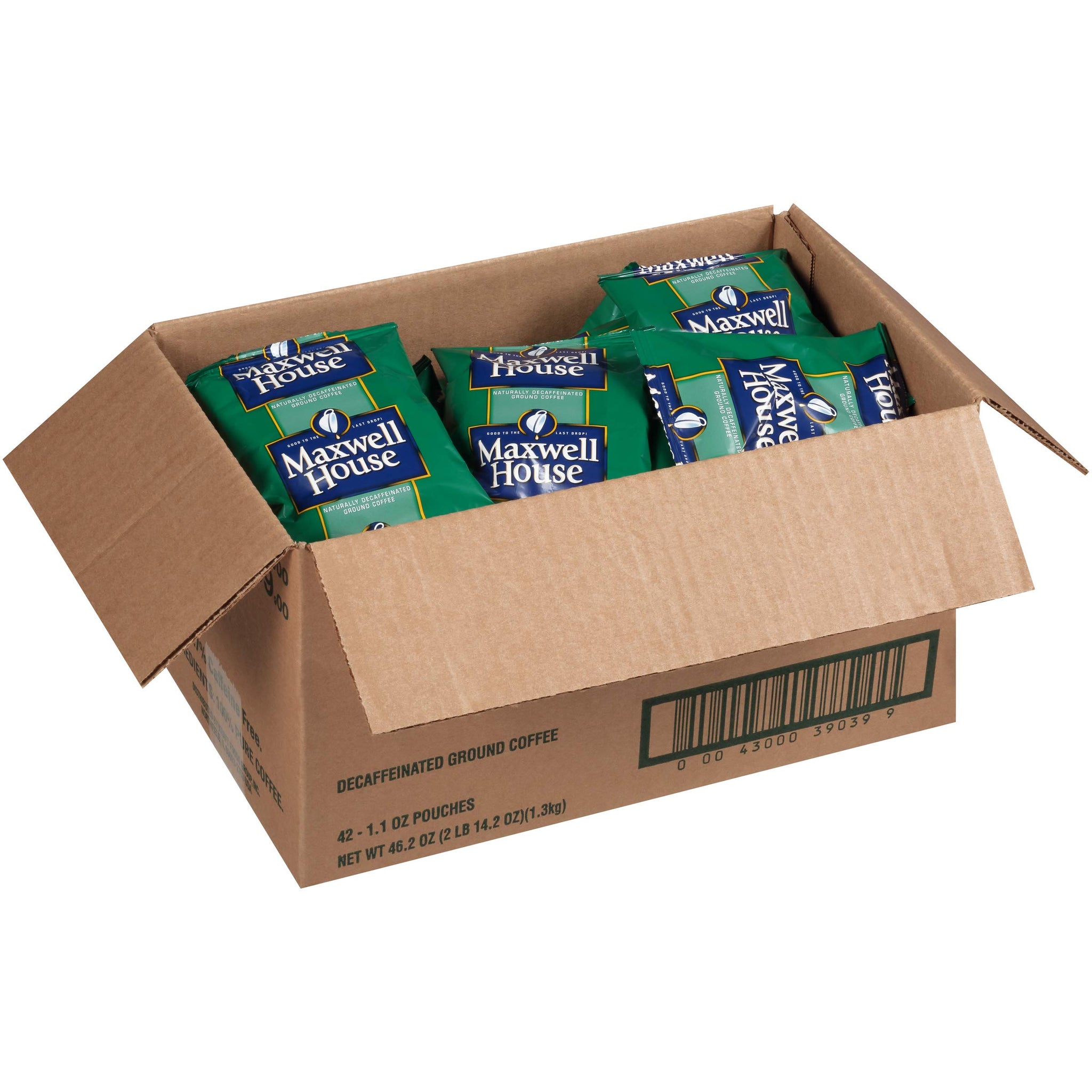 Maxwell House KRFGEN390390 Kraft Foods Decaffeinated 1.1-Ounce Coffee Packs (Pack of 42)