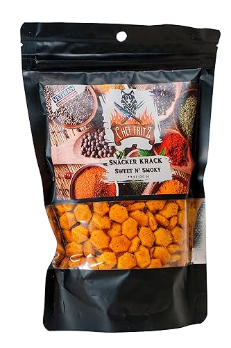 Chef Fritz Snacker Krack Oyster Crackers: Sweet N' Smoky
