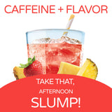 Crystal Light Strawberry Pineapple Liquid Energy Drink Mix with Caffeine, Sugar Free Water Enhancer, Naturally Flavored Beverage Mix, 1.62 Fluid Ounce