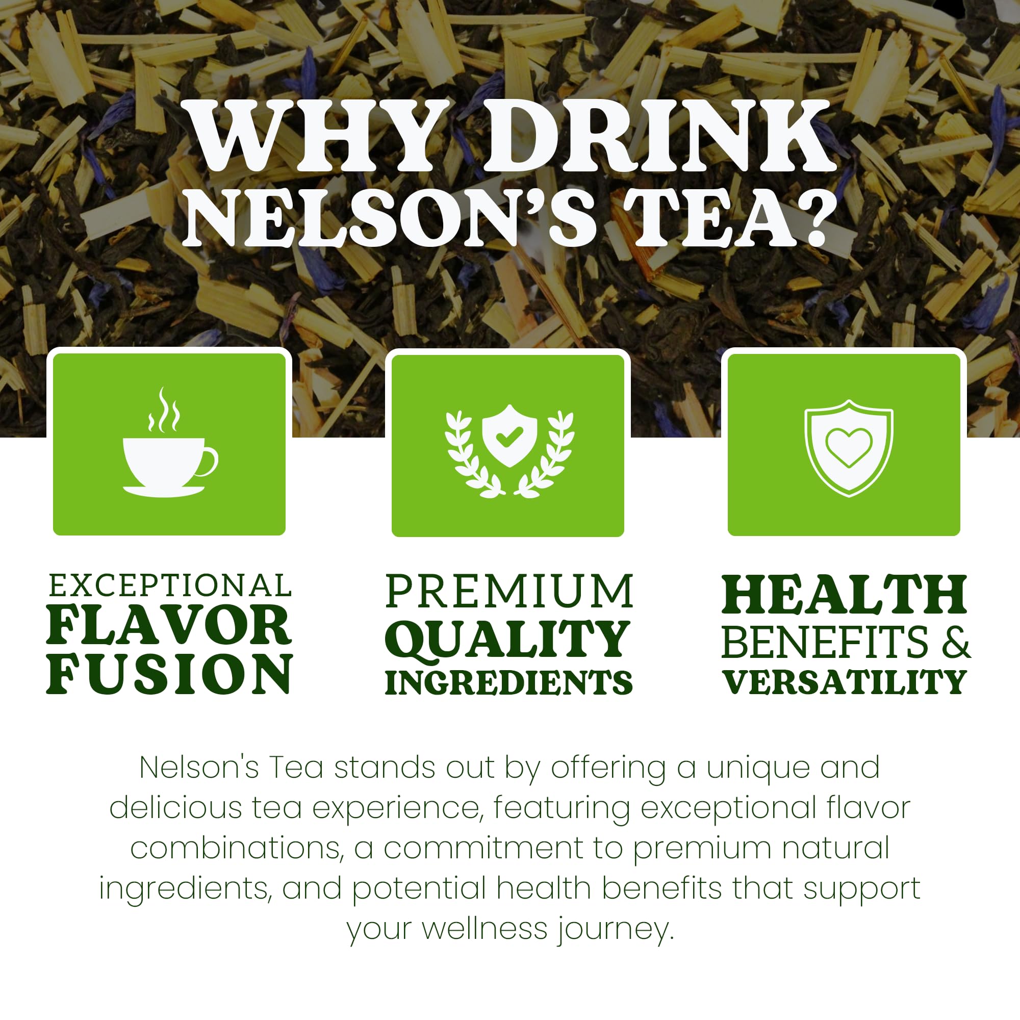 Nelson's Tea Lemon Cream Earl Grey Black Loose Leaf Tea w/Lemongrass, Cornflower & Natural Flavoring - 0.4oz Black Blend - Zesty & Creamy, Refreshing