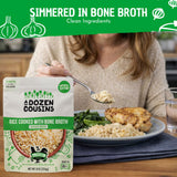 A Dozen Cousins Bone Broth Rice Variety 6pk, Ready to Eat Seasoned High Protein Rice, Clean Ingredients, Sea Salt, Classic, Spanish, Easy Side Dish