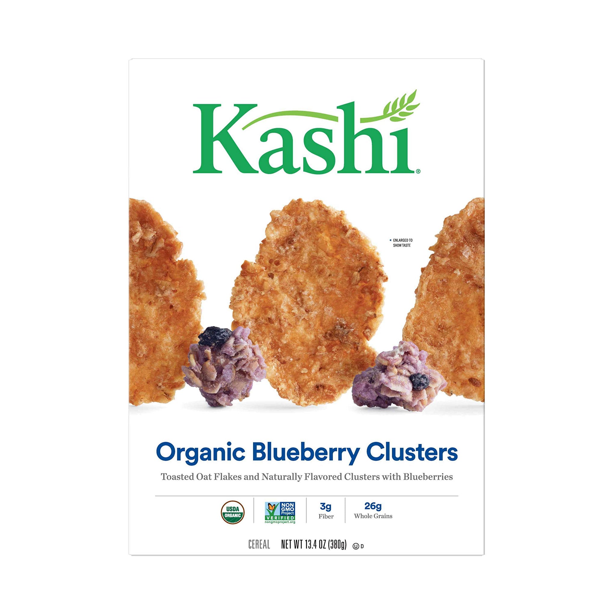 Kashi Organic Blueberry Clusters Breakfast Cereal - Non-GMO Project Verified, Bulk Size, 13.4 Oz Box (Pack of 10)