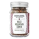 Burlap & Barrel Wild Mountain Cumin - Savory, Aromatic, and Bright Umami Flavor - Whole & Ground Cumin Seeds - As Seen On Shark Tank - 1.8oz Glass Jar