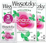 Wissotzky Wellness Beauty Green Tea, (3 Pack - 60 Tea Bags) | With Rooibos, Calendula, Raspberry & Rose | Radiance-Supporting Herbal Blend |