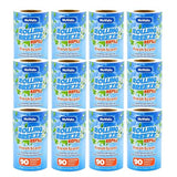 NuValu Rolling Breeze Scented Lint Roller Refill (12 Pack, 1080 Sheets)