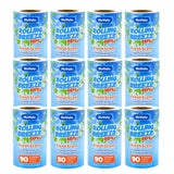 NuValu Rolling Breeze Scented Lint Roller Refill (12 Pack, 1080 Sheets)