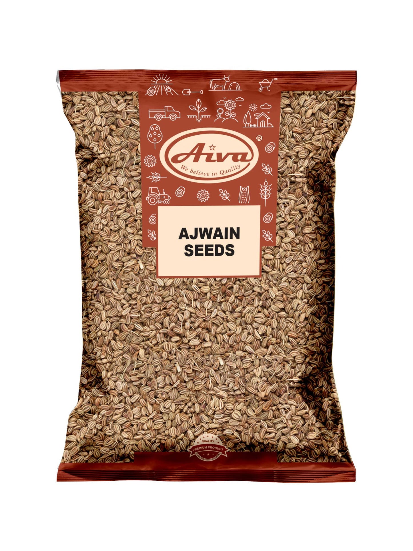 Aiva Ajwain Seeds | Carom Seeds Spice | Bishop Whole Seeds - 5 lb