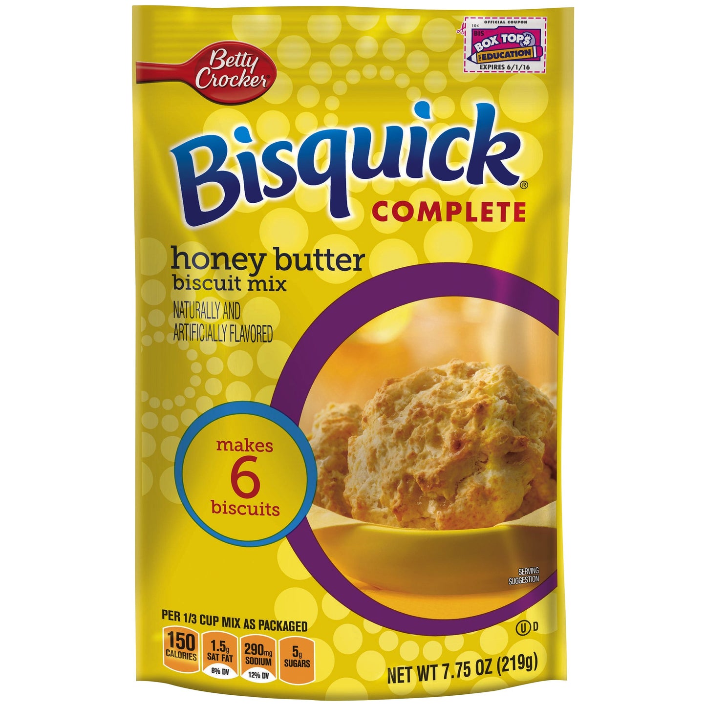 Bisquick Complete Mix, Honey Butter, 7.75-Ounce Units (Pack of 22)