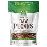 NOW Foods, Pecans, Raw and Unsalted, Halves and Pieces, Natural Source of Essential Fatty Acids, Grown in the USA, 12-Ounce (Packaging May Vary)