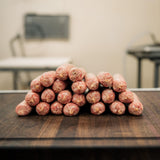 Bearded Butchers Smoked Kielbasa Sausage DIY Kit - Traditional Mild Kielbasa Seasoning, 32mm Collagen Casings & Pink Curing Salt - Makes Up to 25 lbs