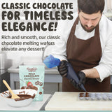 Chocolate Works Milk Chocolate Melting Chocolate Wafers, 2.5lb (Pack of 1)