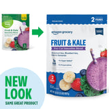 Amazon Grocery, Fruit & Kale Pre-Cut Smoothie Blend, 32 Oz, Frozen