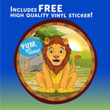 The Original Bag of Poo®, Lion Poo (Lemon Flavor Cotton Candy) Novelty Poop Gag Gift. Free sticker inside.