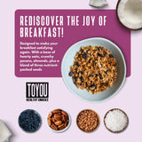ToYou Snacks Granola, Dried Fruit and Granola Cereal, Gluten Free, Vegan, Healthy Snacks for Adults and Kids, Breakfast Cereal with Protein and Fiber