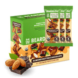 Bearded Brothers Organic Vegan Energy Bars - Gluten & Soy Free, Paleo, Whole 30 | Non GMO, Low Glycemic, High Protein, Fiber (12 Count (Pack of 1)