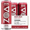 ZOA Zero Sugar Energy Drinks - Cherry Limeade | Healthy Energy Formula with Natural Caffeine, Daily Vitamin C, Essential B-Vitamins | Gluten-Free