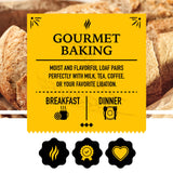 Just In Time Gourmet White Cheddar Cheese Beer Bread Mix, Easy-to-Bake Delight, Perfect for Potlucks, Ideal Gift, 1 Mix