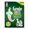 Genie Sheets All Purpose Cleaner | Concentrate Makes 6 24oz Refills | Professional-Strength | Just Add Water | Sustainable Eco-Friendly Plant-Based