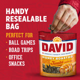 DAVID Jumbo Sunflower Seeds, Honey Roasted Flavor, 5.25 oz.