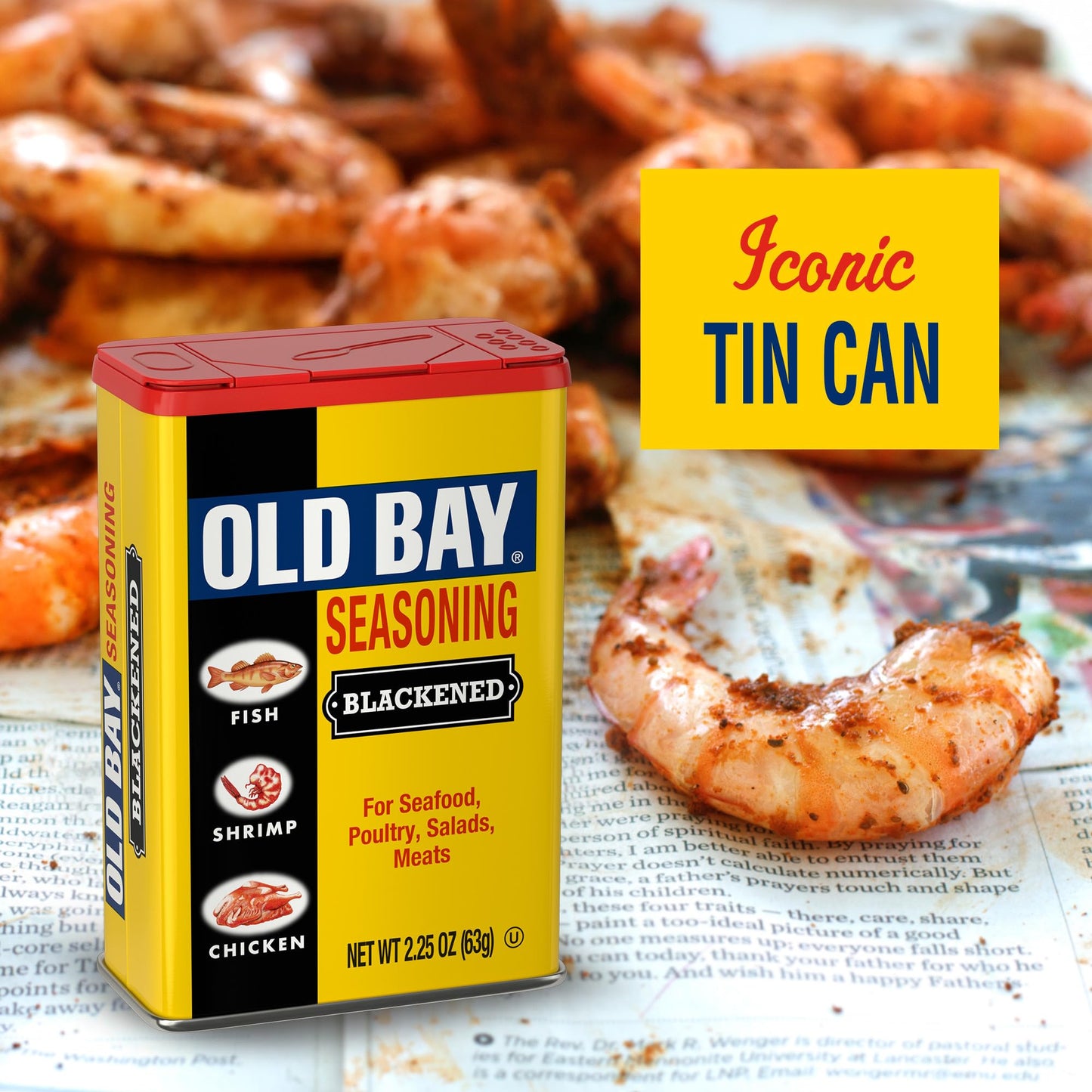 OLD BAY Blackened Seasoning, 2.25 oz