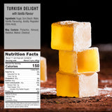 HazerBaba Turkish Delight Candy, Vanilla, 16oz (Pack of 1), Dulces