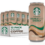 Starbucks - RTD Coffee Doubleshot Energy Drink Coffee Beverage, 15 fl oz Cans (Packaging May Vary) (Pack of 12)