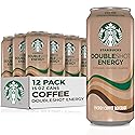 Starbucks - RTD Coffee Doubleshot Energy Drink Coffee Beverage, 15 fl oz Cans (Packaging May Vary) (Pack of 12)