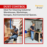 Partners Brand Gritless Floor Sweeping Compound - 50 LB. Bag | Commercial Grade, Sand-free Formula for Use on Finished Floors & Dust Control