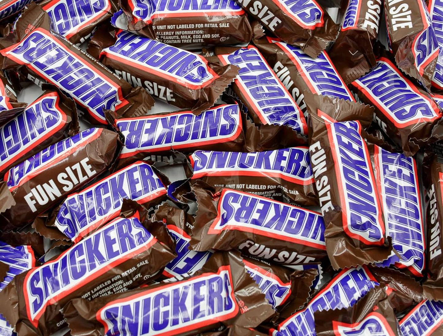 FUN SIZE Chocolate Candy Bars 2 lb - Anti Melt Pack, Individually Wrapped (52 Pieces), Bulk, Snack-Size Format, Crunchy Peanuts & Smooth Caramel