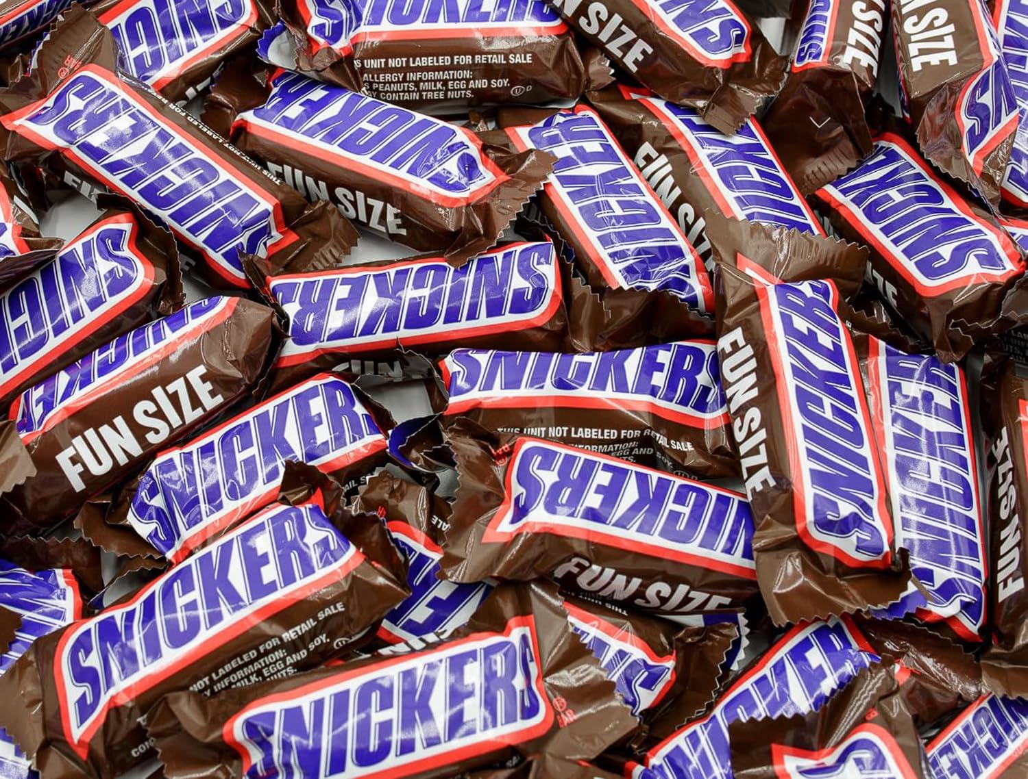 FUN SIZE Chocolate Candy Bars 2 lb - Anti Melt Pack, Individually Wrapped (52 Pieces), Bulk, Snack-Size Format, Crunchy Peanuts & Smooth Caramel