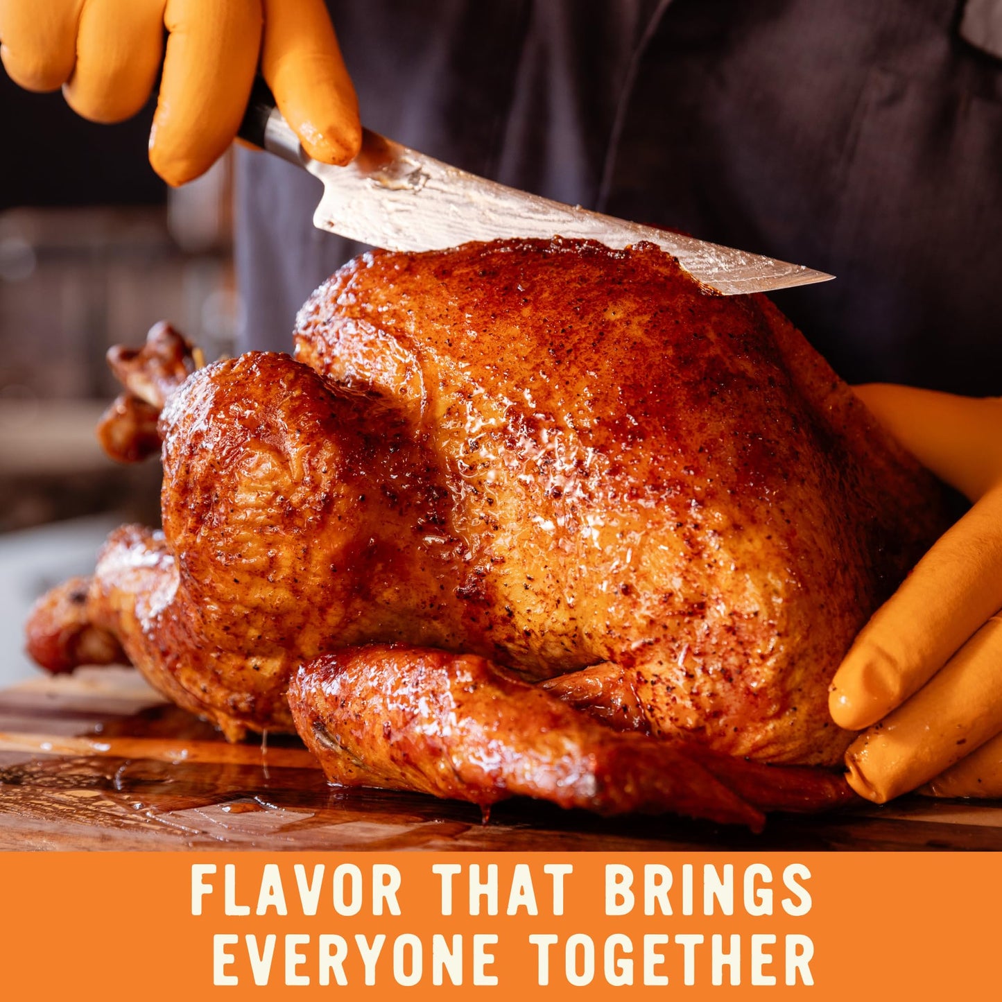 Kosmos Q Complete Turkey Brine Kit for Him, Turkey Brine, Dirty Bird BBQ Rub & Cherry Apple Habanero Glaze, All-in-One Turkey Seasoning Kit