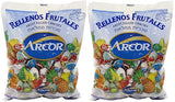 Arcor Kosher Assorted Fruit Flavored Hard Candy with Chewy Centers 470-grams Bag = Total 940-grams (2.072lb) (Pack of 2)