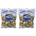 Arcor Kosher Assorted Fruit Flavored Hard Candy with Chewy Centers 470-grams Bag = Total 940-grams (2.072lb) (Pack of 2)