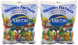 Arcor Kosher Assorted Fruit Flavored Hard Candy with Chewy Centers 470-grams Bag = Total 940-grams (2.072lb) (Pack of 2)