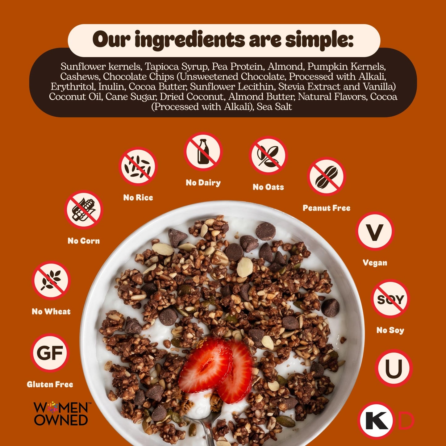 Three Wishes Granola - 13g of Protein & 4g of Sugar - Healthy Breakfast & On-the-Go Snack - Vegan, Kosher, & Grain-Free (8 Ounce Boxes, Pack of 2)