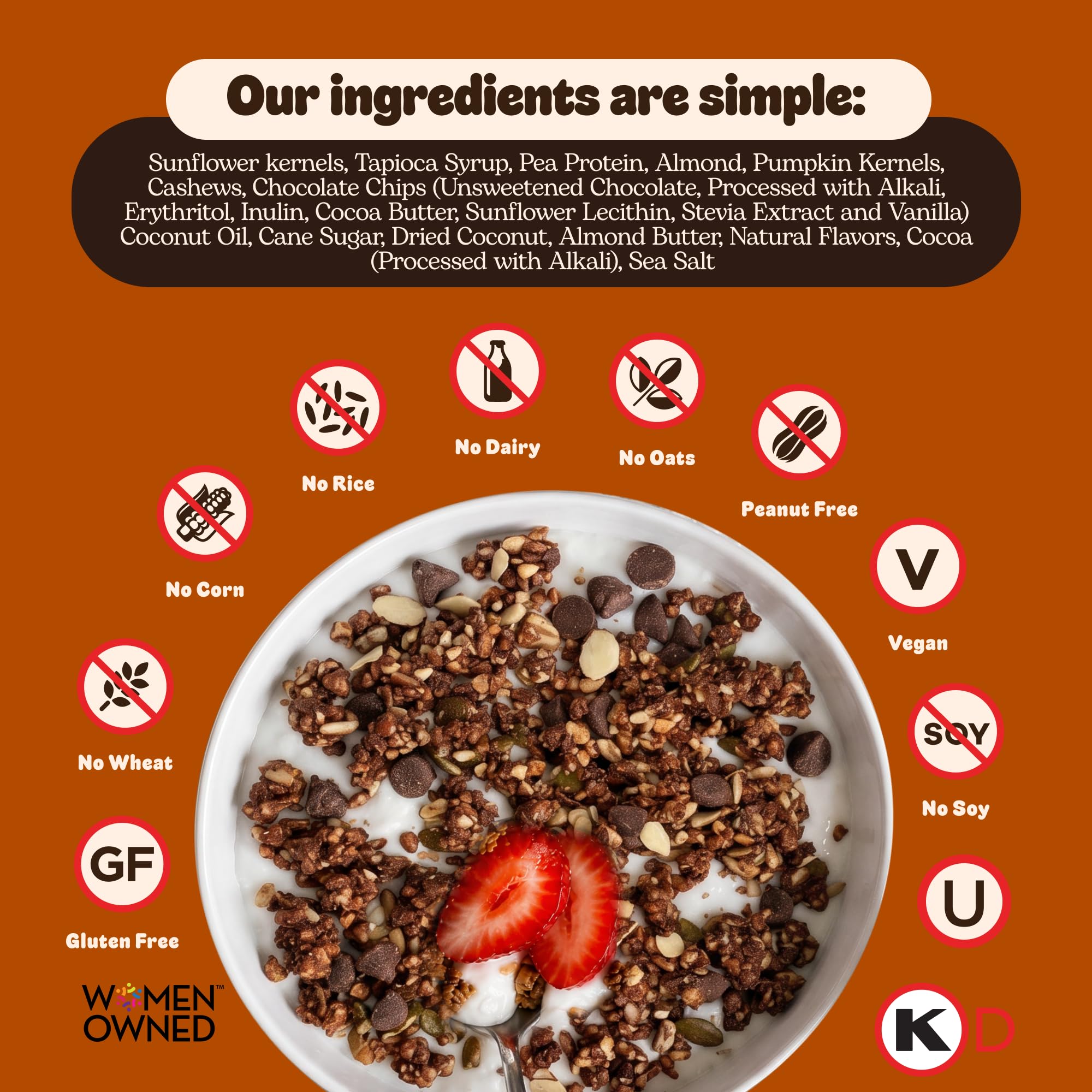 Three Wishes Granola - 13g of Protein & 4g of Sugar - Healthy Breakfast & On-the-Go Snack - Vegan, Kosher, & Grain-Free (8 Ounce Boxes, Pack of 2)
