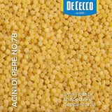 De Cecco Acini Di Pepe No. 78 Pasta, 16 Oz, Authentic, Slow Dried, Made with Semolina and Durum Wheat, Versatile Pasta for Sauces & Recipes, Made in