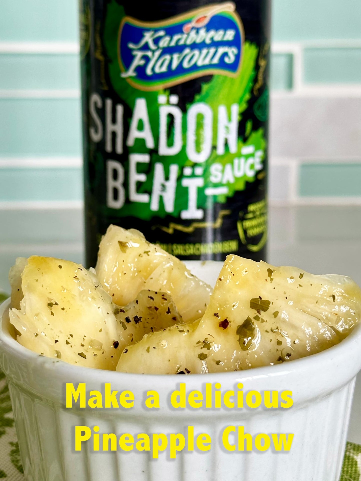 Karibbean Flavours Shadon Beni Sauce 359ml/10.7 Oz