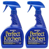 HOPE'S Perfect Kitchen Cleaner Spray - 32 Oz No-Residue All Purpose Cleaning Spray - Multisurface Degreaser for Counters, Stoves, Microwaves, and More