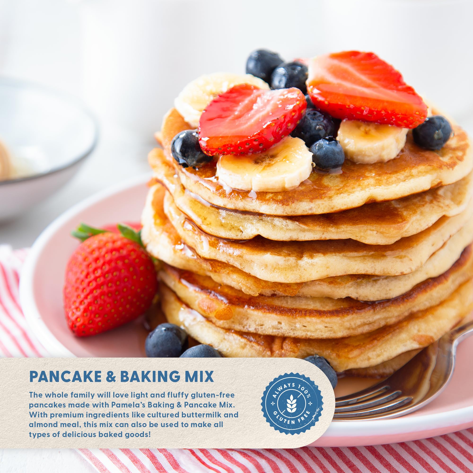 Pamela's Products, Ultimate Baking and Pancake Mix, 64 oz