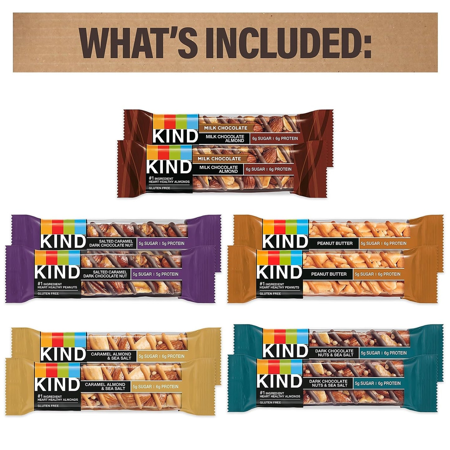 Break Box KIND Bar Snack Mix, Assorted, 22/Box (700-S0021)