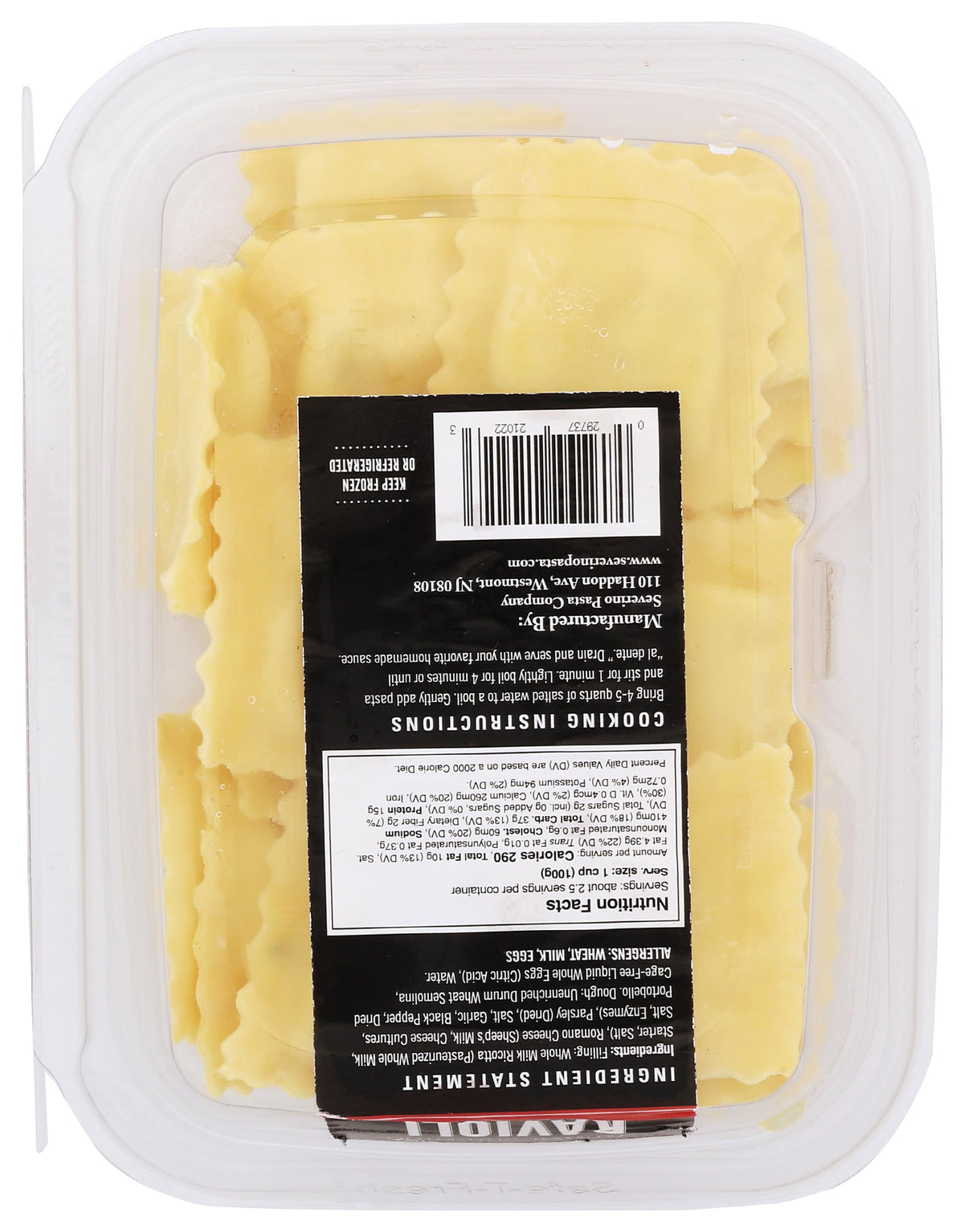 Severino, Ravioli Portobello, 9 Ounce