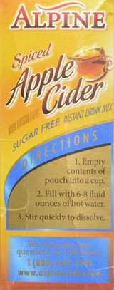 Alpine Sugar-Free Spiced Apple Cider Mix - Pack of 2