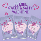 Angie's BOOMCHICKAPOP Sweet & Salty Kettle Corn Popcorn Valentines, 1 Ounce (Pack of 12)