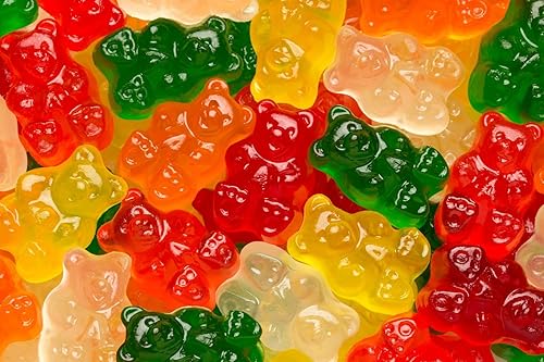 Sugar Free Assorted Fruit Flavored Gummy Bears 2-lb by Nuts n More