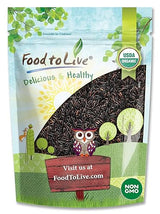 Food to Live Organic Black Rice, 1.5 Pounds - Whole Grain Non-GMO Rice. Nutty and Sweet Flavor. Rich in Antioxidants and Dietary Fiber. Kosher, Vegan.