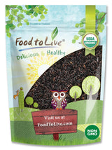 Food to Live Organic Black Rice, 1.5 Pounds - Whole Grain Non-GMO Rice. Nutty and Sweet Flavor. Rich in Antioxidants and Dietary Fiber. Kosher, Vegan.